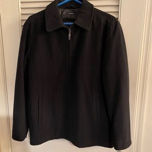 Liz Claiborne,Men’s hip length coat, black, sz. S